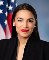 Portrait of Alexandria Ocasio-Cortez